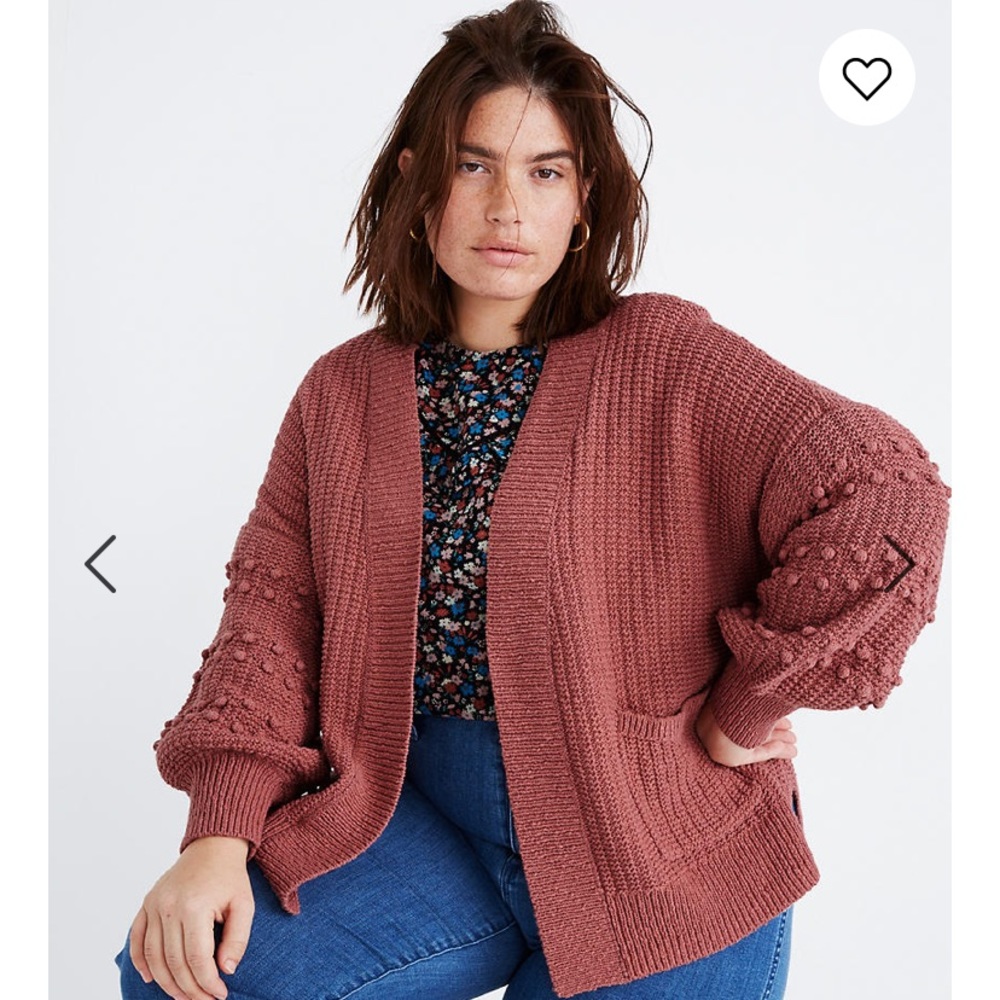 Bobble stitch Cozy Cardigan